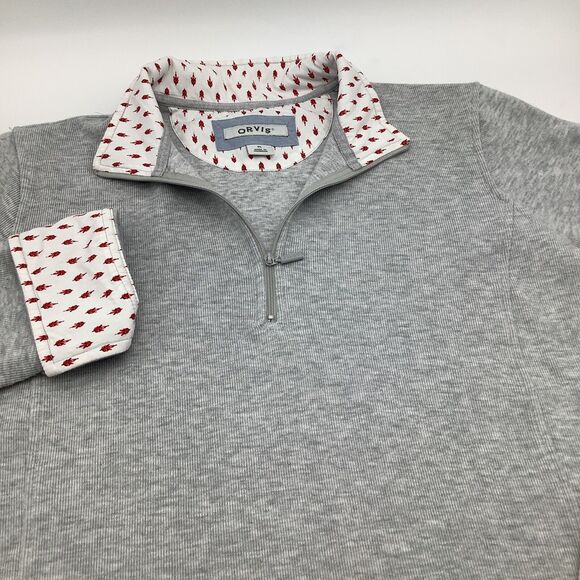 Orvis Mens Long Sleeve 1/4‎ Zip Pullover Size XL - Picture 1 of 6